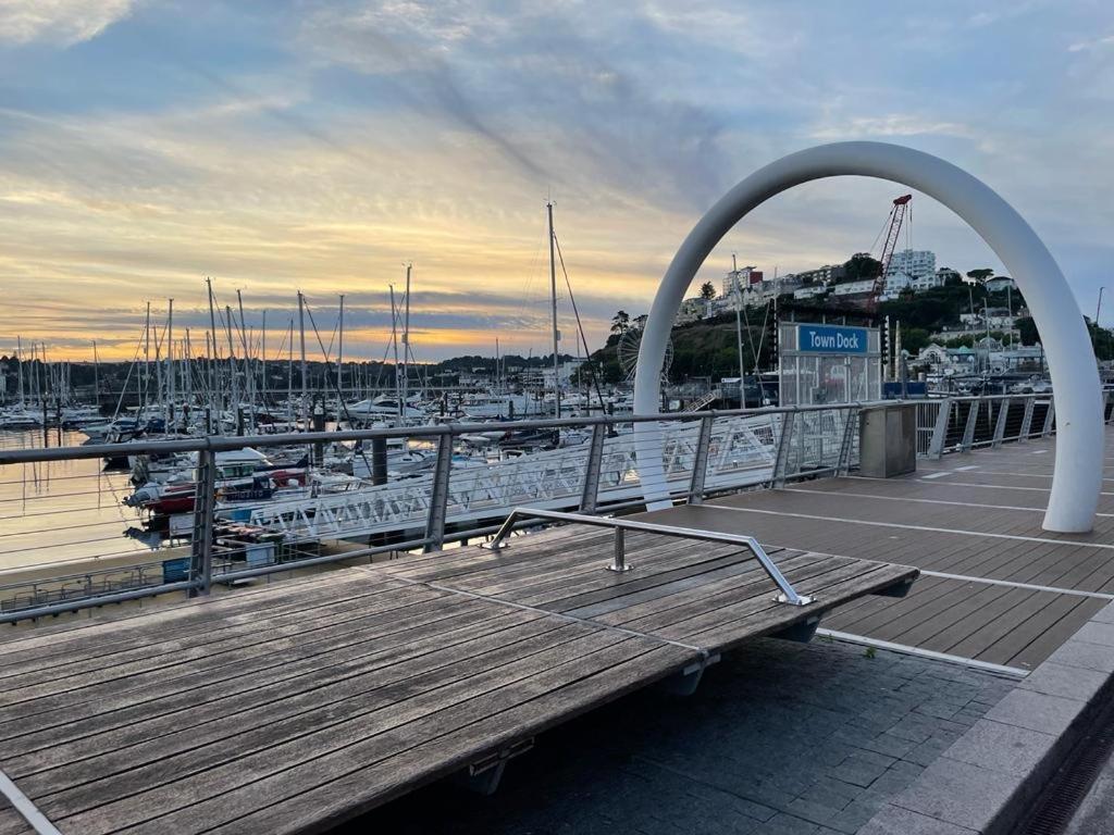Harbour Side, Garden Apartment Torquay Exteriör bild